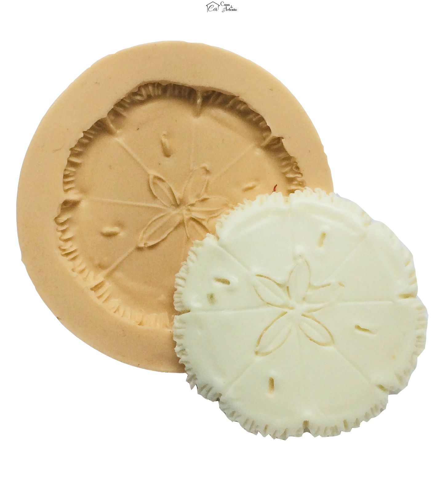 Molde de silicone - Bolacha do Mar - Media - P358