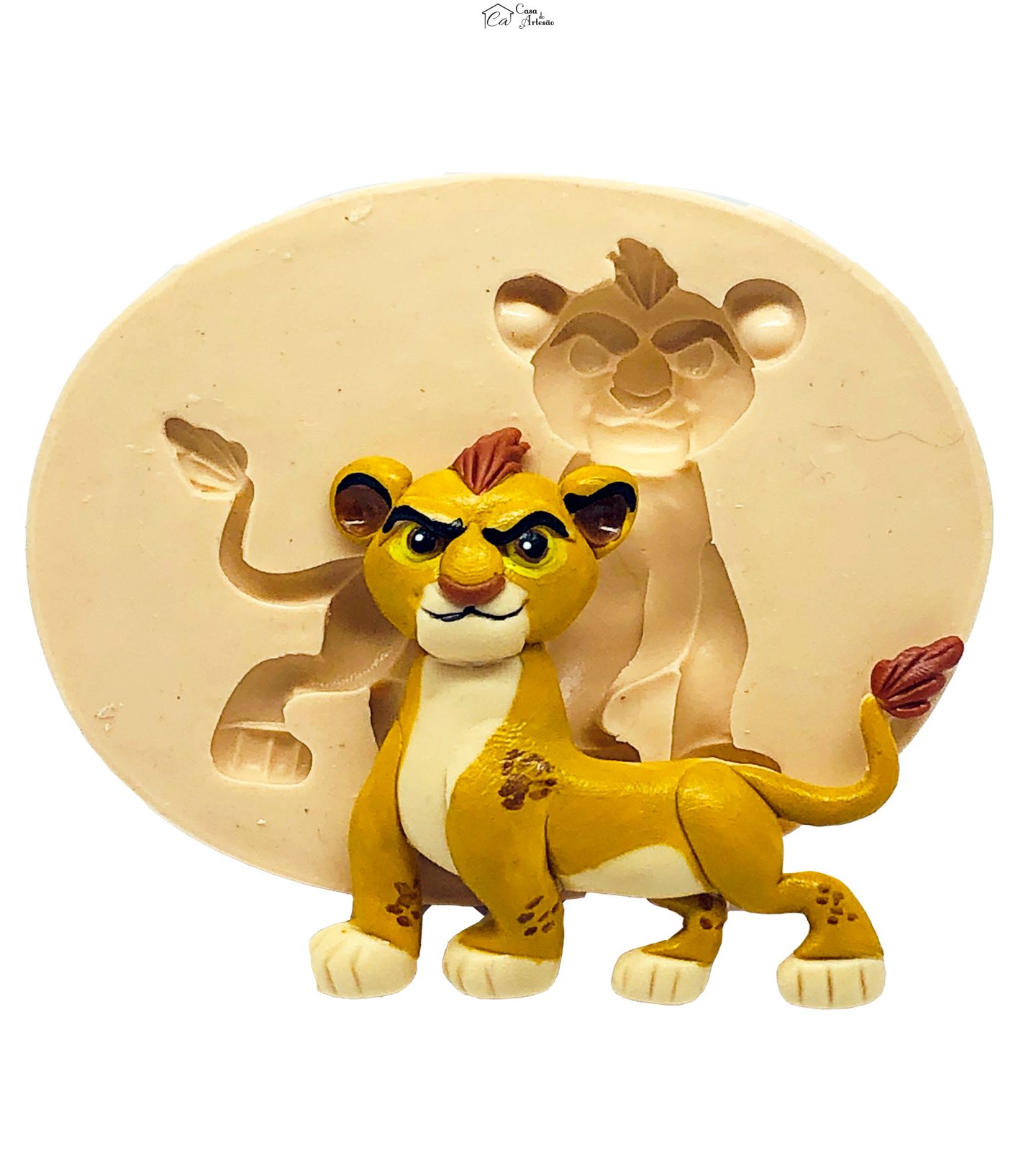 Molde de silicone - A Guarda do Leão - Kion - Grande - P780