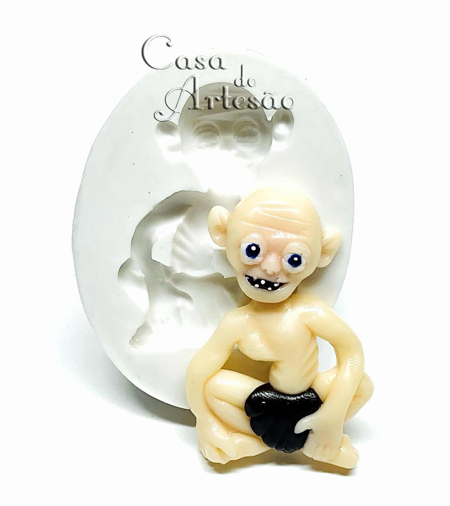 Molde de silicone - Senhor dos Aneis - Smeagol - Grande - P921