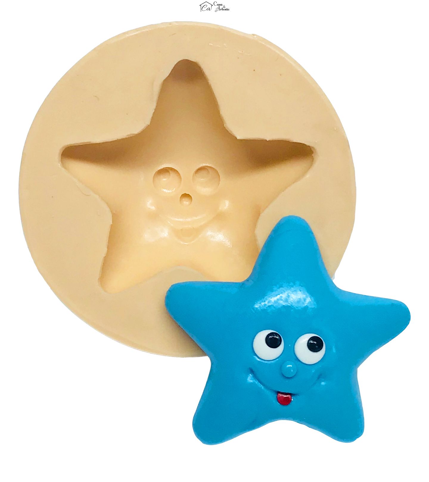 Molde de silicone - Estrela - P550