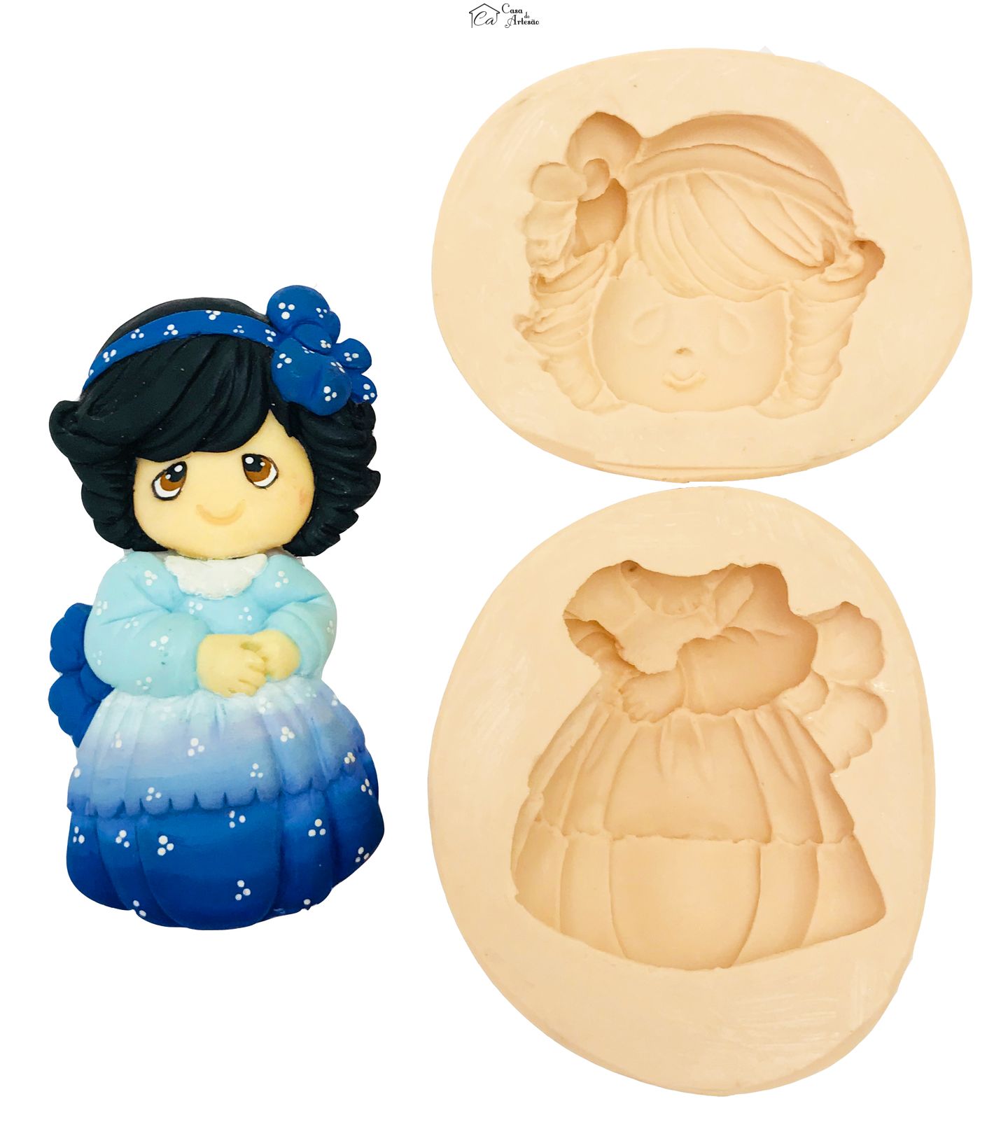 Molde de silicone - Camponesa