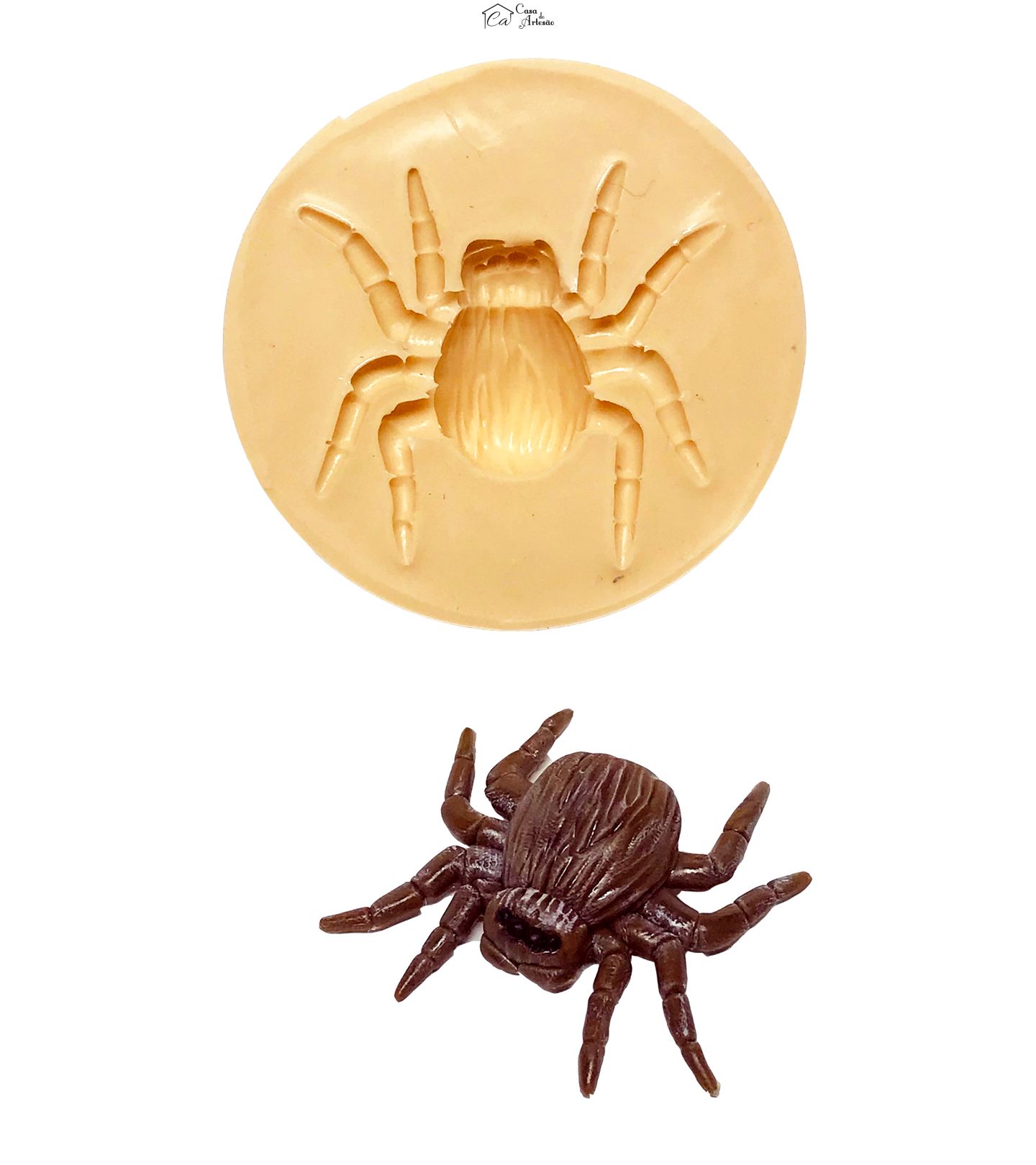 Molde de silicone - Aranha - Media - P615