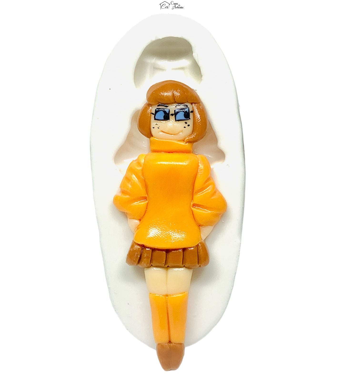 Molde de silicone - Scooby Doo - Velma - Grande - P1235