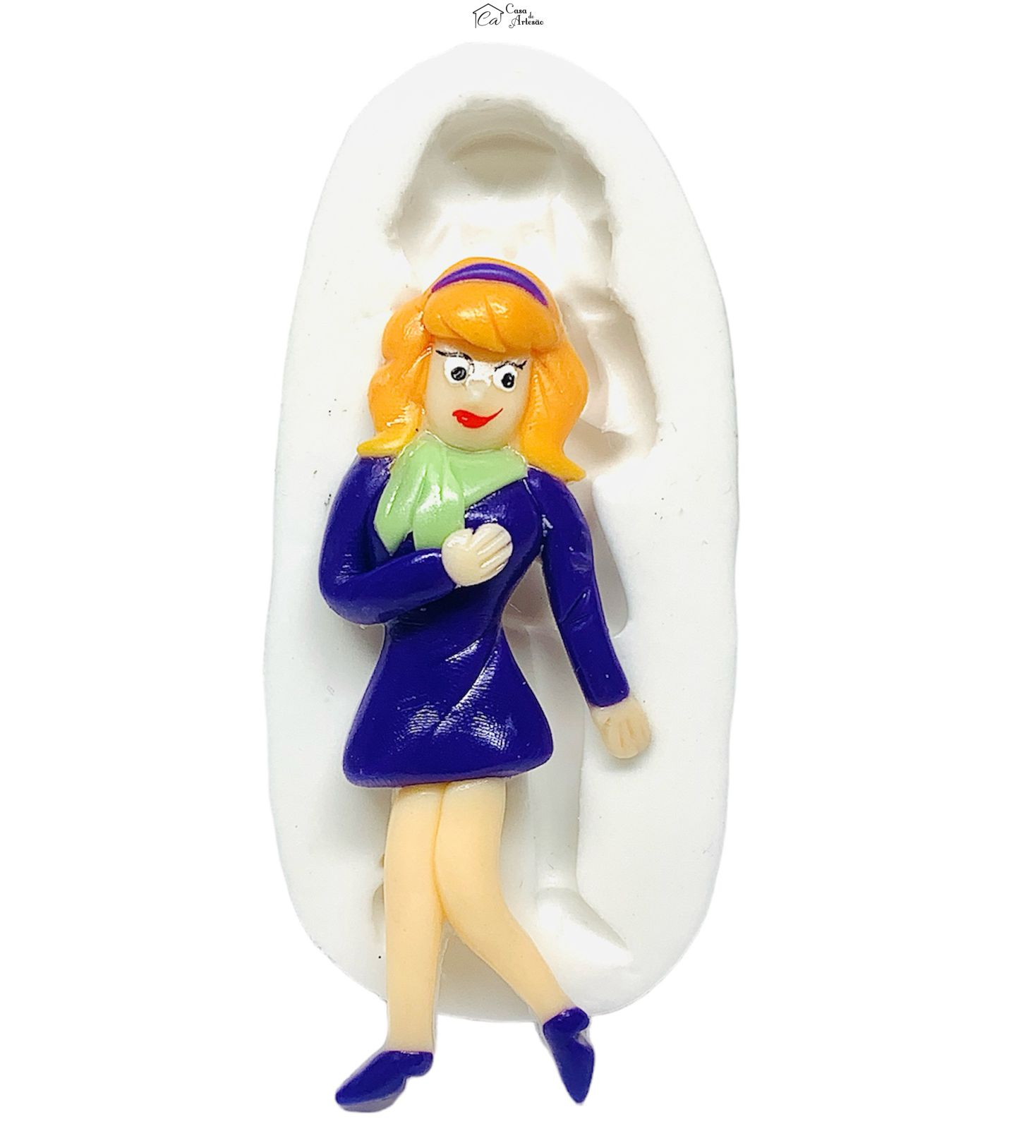 Molde de silicone - Scooby Doo - Daphne - Grande - P1235