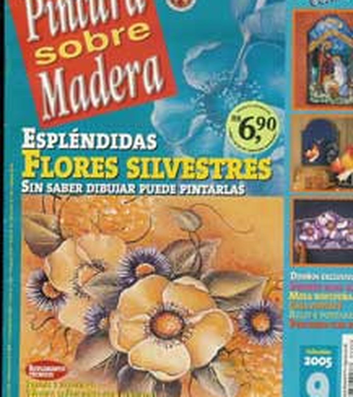 Revista - Ed.Bienvenidas - Arg - Pintura Madera - nº 09