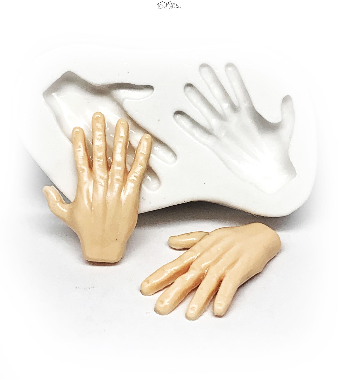 Molde de silicone - Mãos - Media - P1183