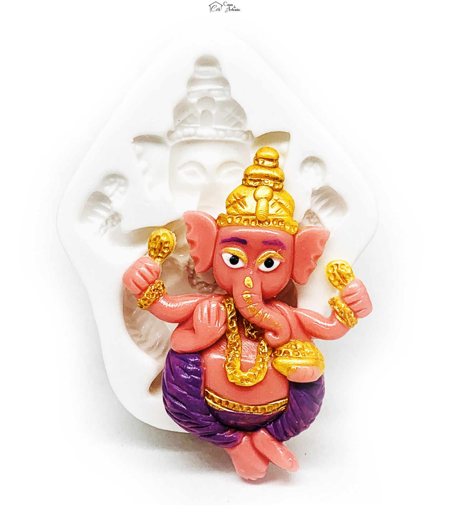 Molde de silicone - Ganesha - Grande - P1162