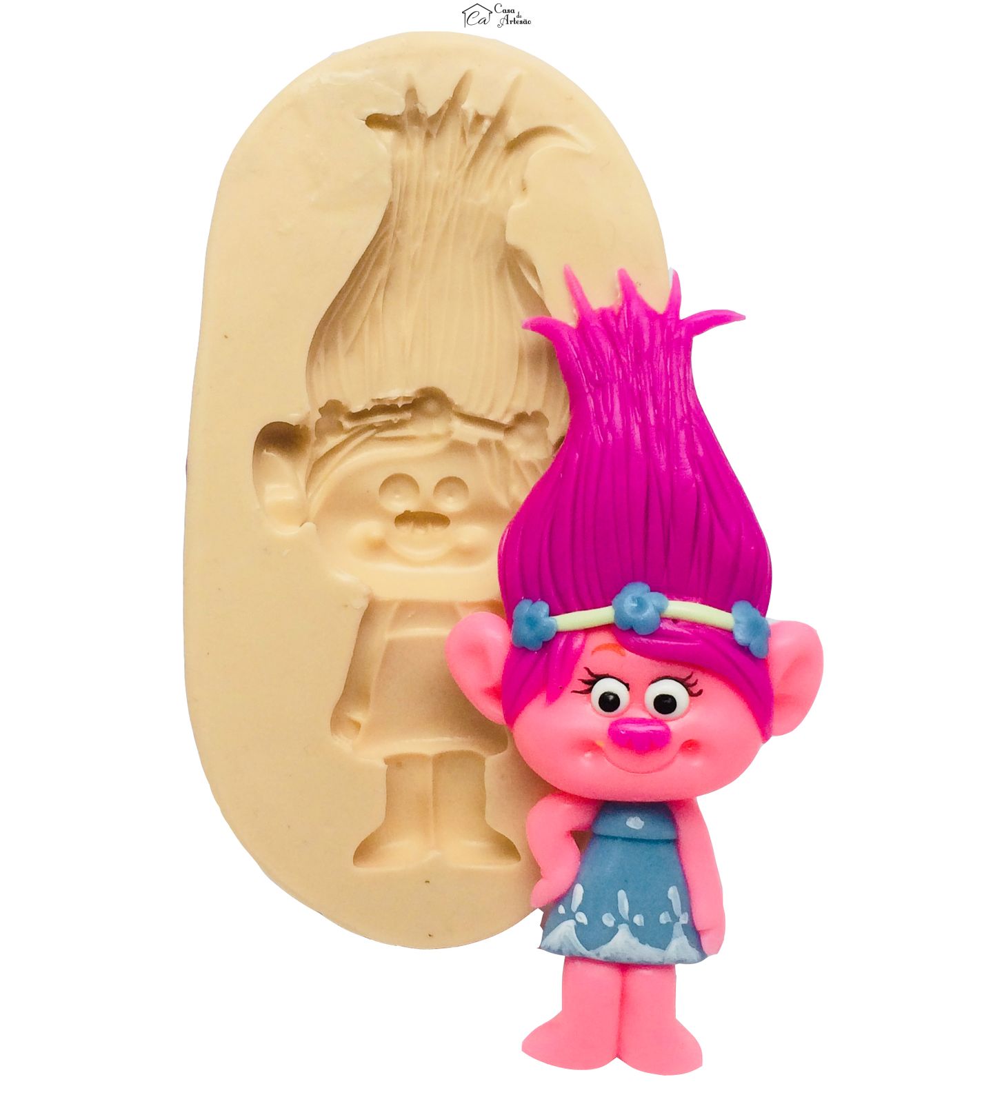 Molde de silicone - Trol - Poppy Grande - P287