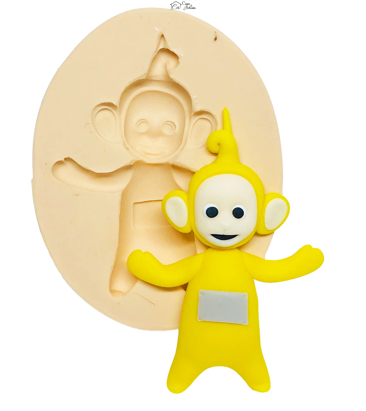 Molde de silicone - Teletubbies - Laa Laa - Grande - P583