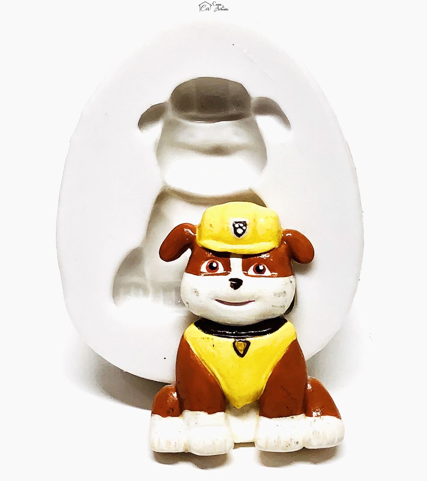 Molde de silicone - Patrulha Canina - Rubble - Medio - P1063