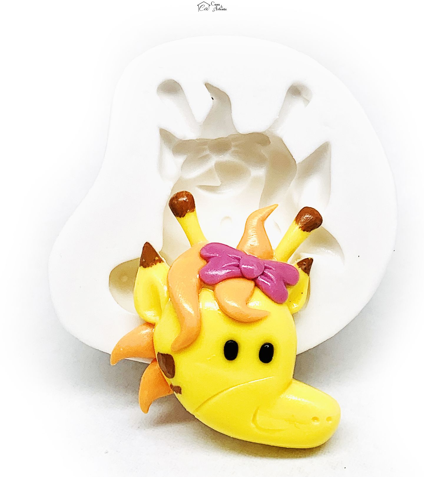 Molde de silicone - Kamalu e sua Turma - Rosto Ane - Grande - P1163