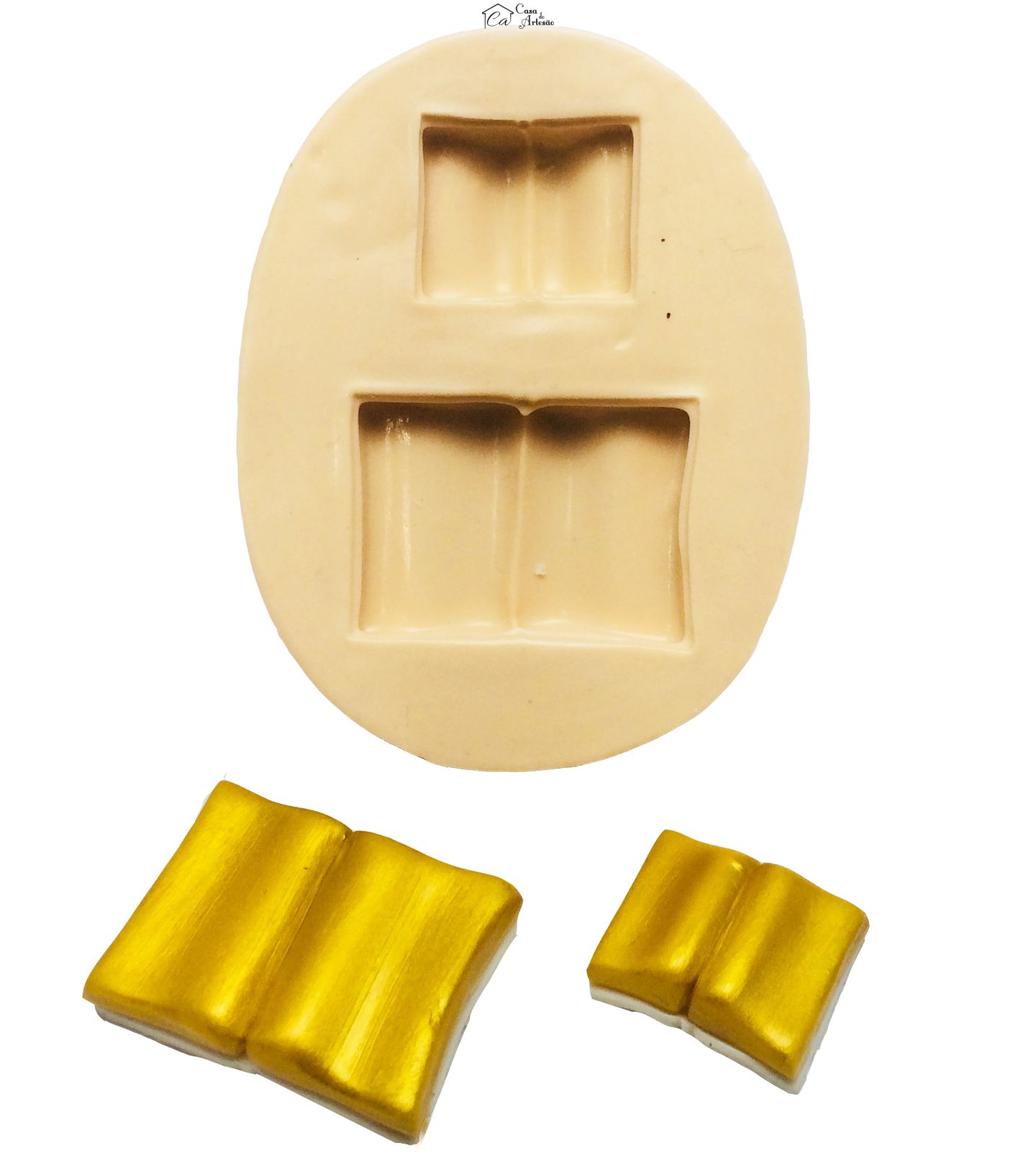 Molde de silicone - Biblia / Livro - 02 Tamanhos - P305