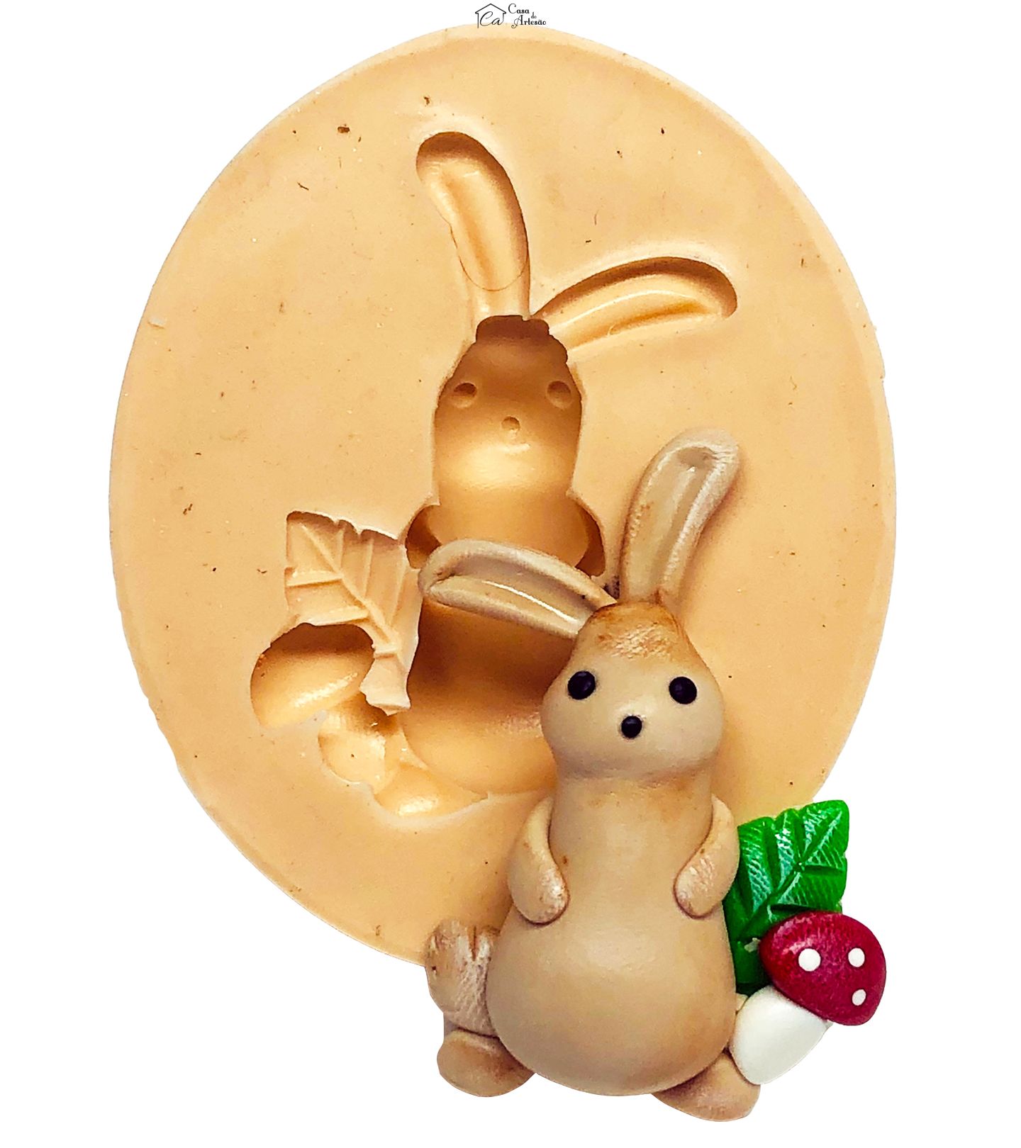 Molde de silicone - Coelho - Grande - P673