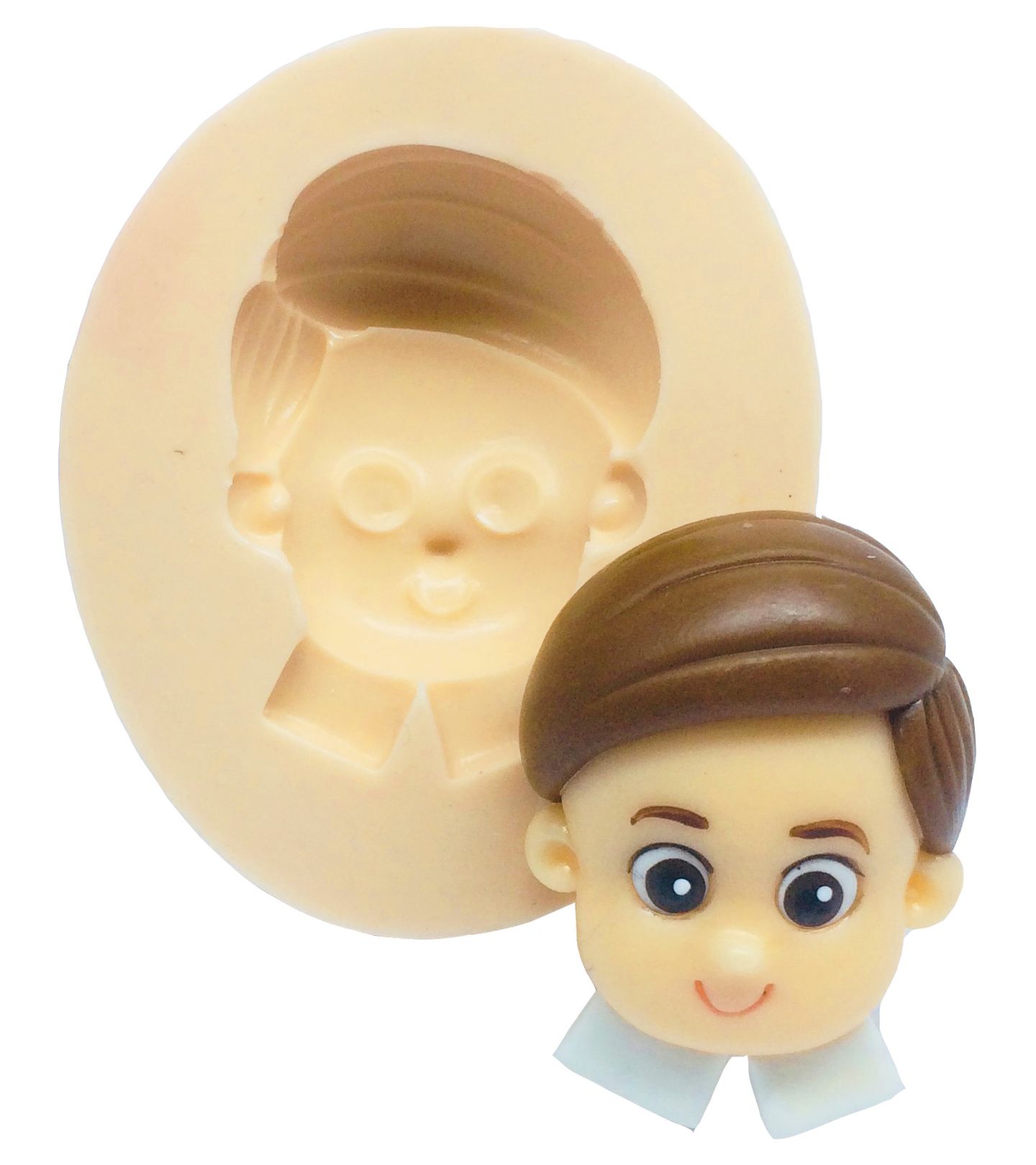 Chapeuzinho Vermelho - Rosto Caçador Medio - P327