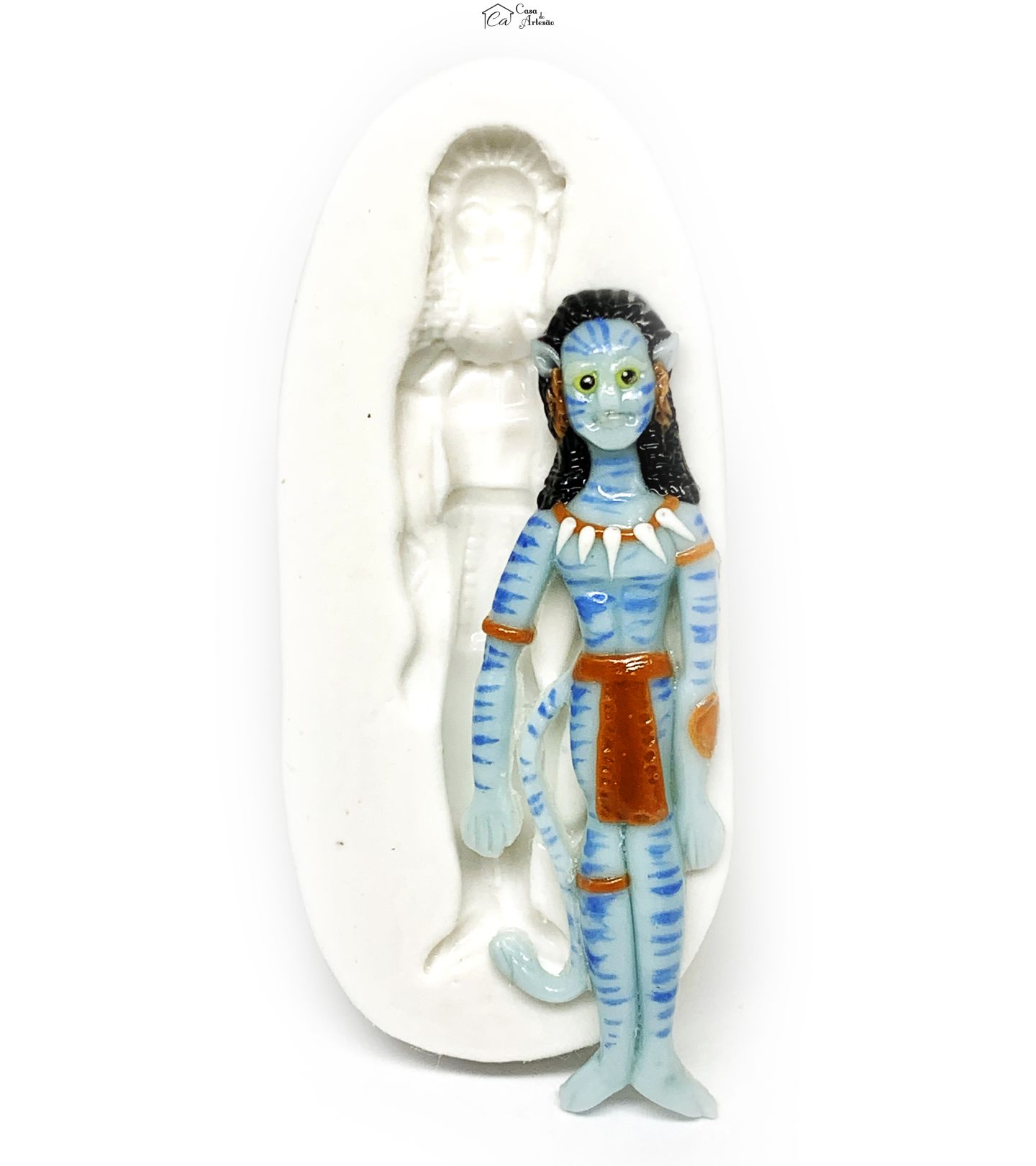 Molde de silicone - Avatar - Neytiri - Media - P1182