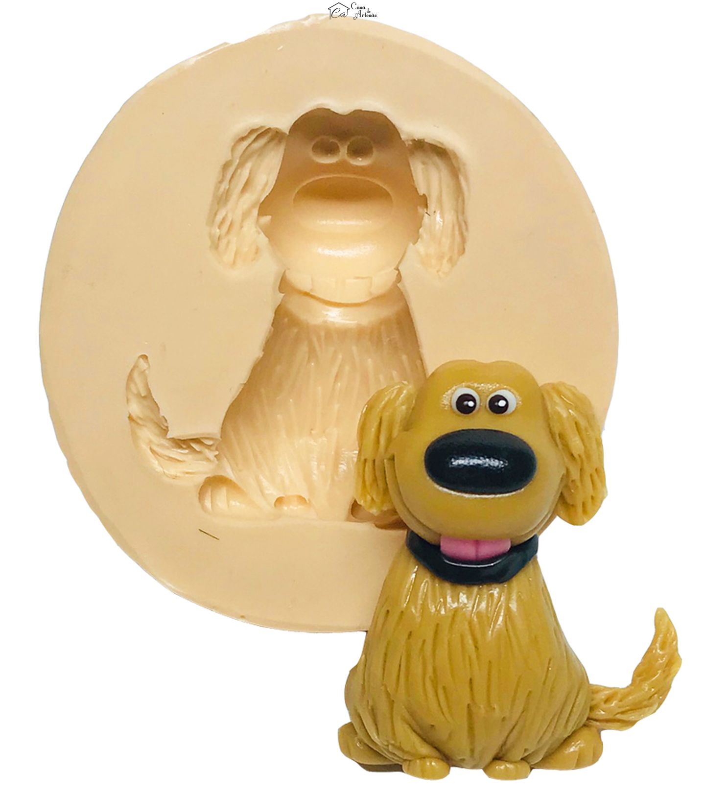 Molde de silicone - Up! Altas Aventuras - Dug - Grande - P548