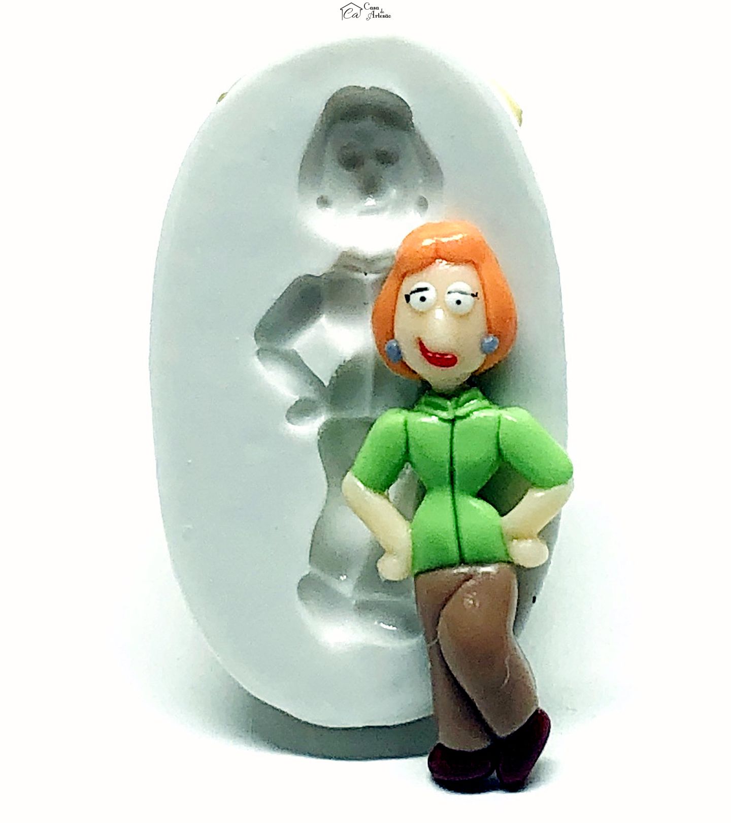 Molde de silicone - Uma Familia da Pesada - Lois - Pequena - P1001