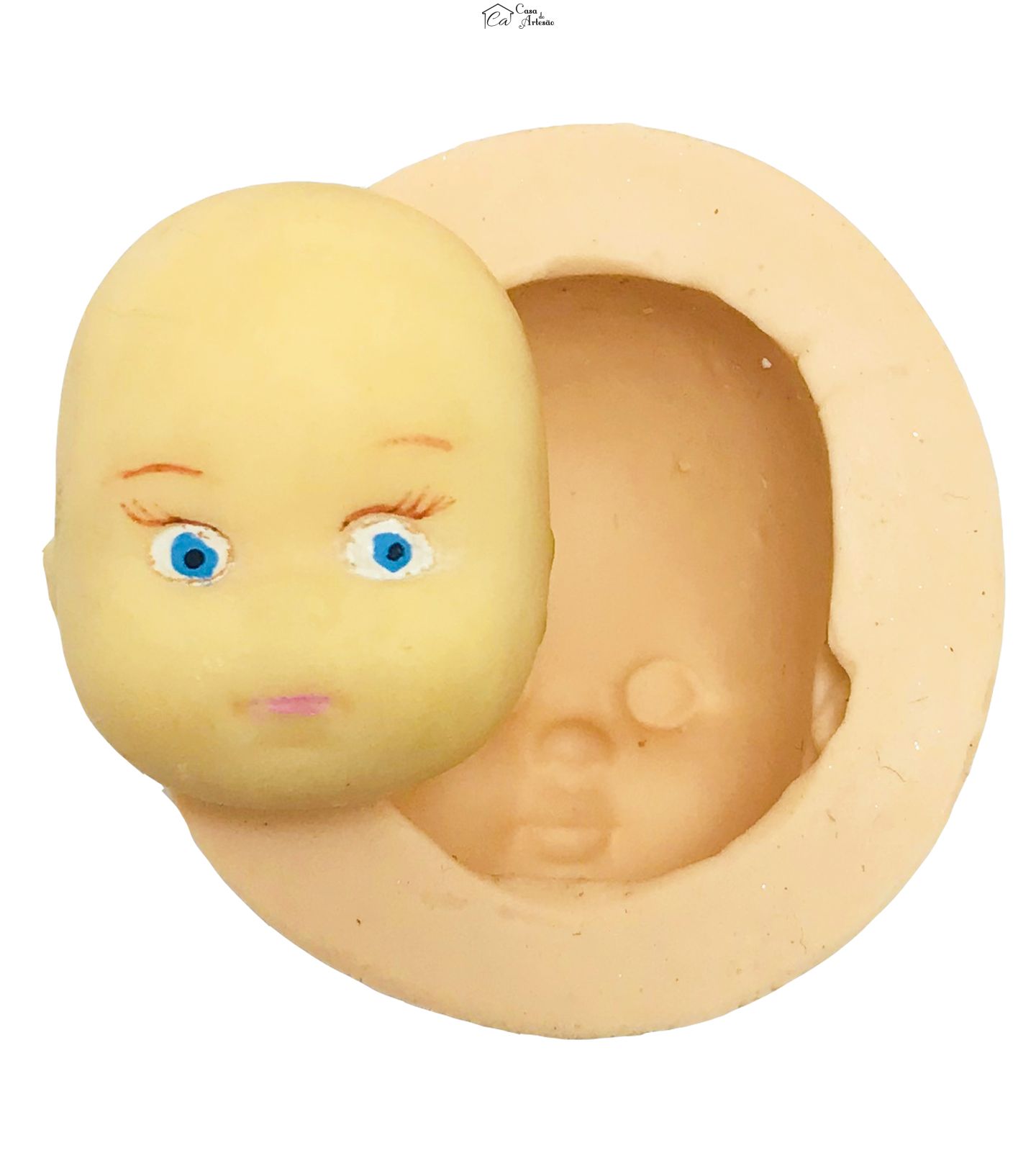 Molde de silicone - Rosto Médio