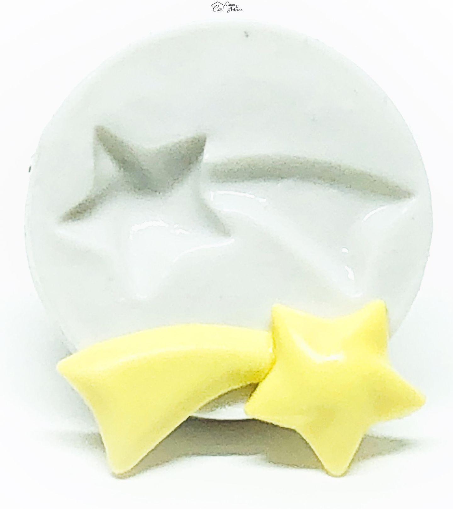 Molde de silicone - O Pequeno Principe - Estrela Cadente - Pequena - P748
