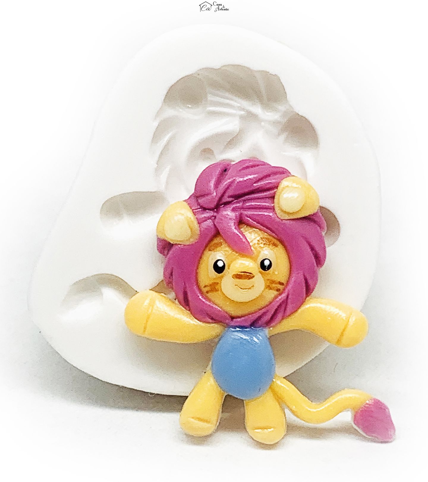 Molde de silicone - Kamalu e sua Turma - Kumalu - Pequeno - P1165