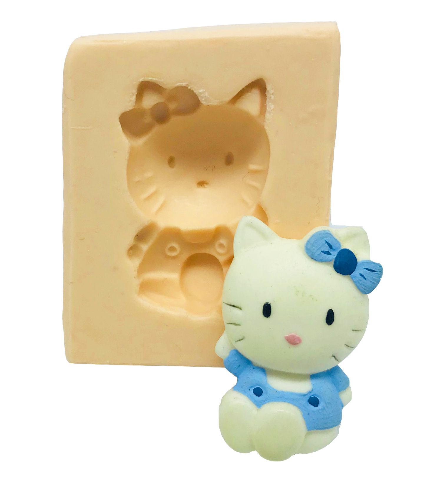 Molde de silicone - Hello Kitty Sentada I - P62