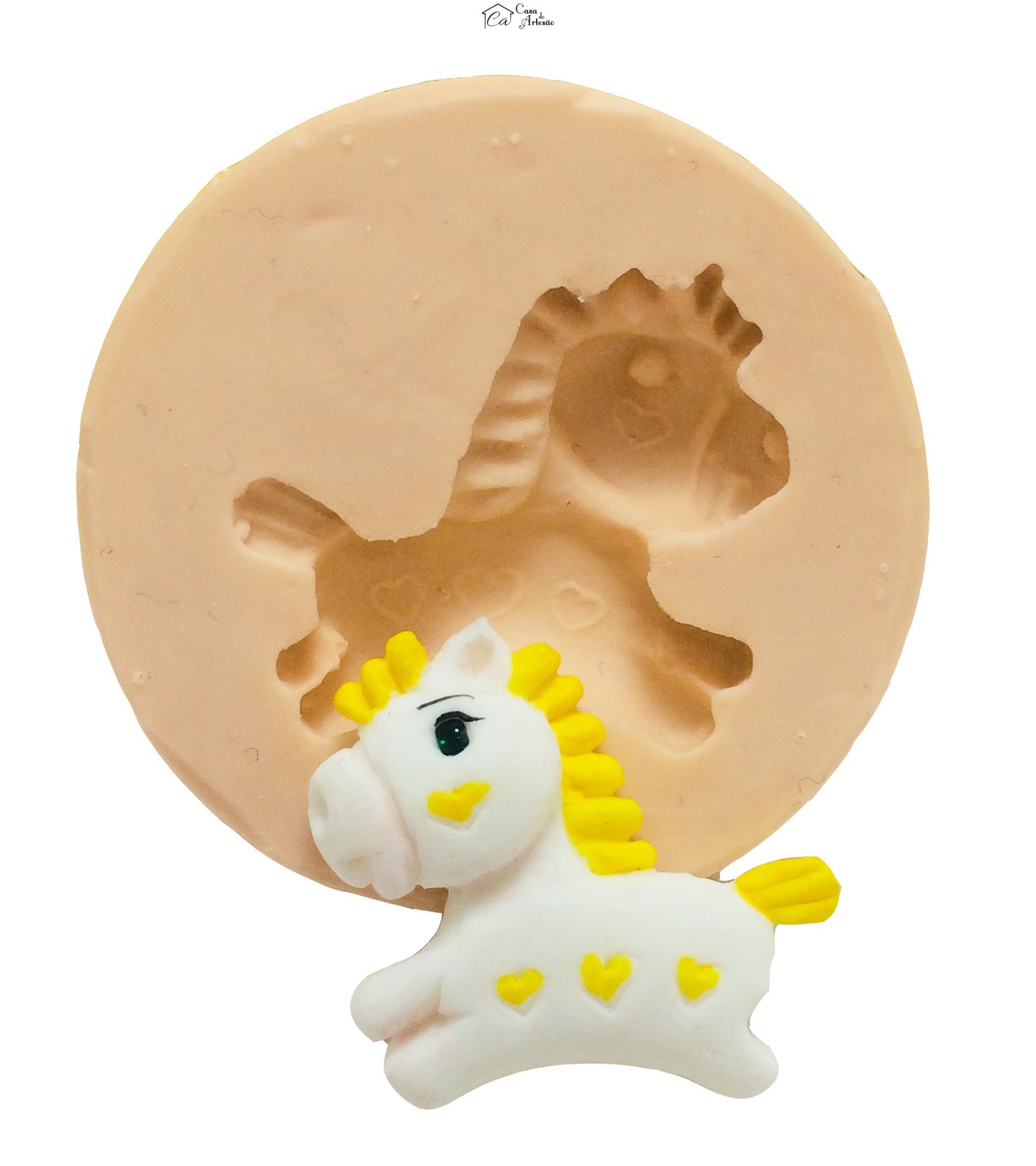 Molde de silicone - Cavalo Mini