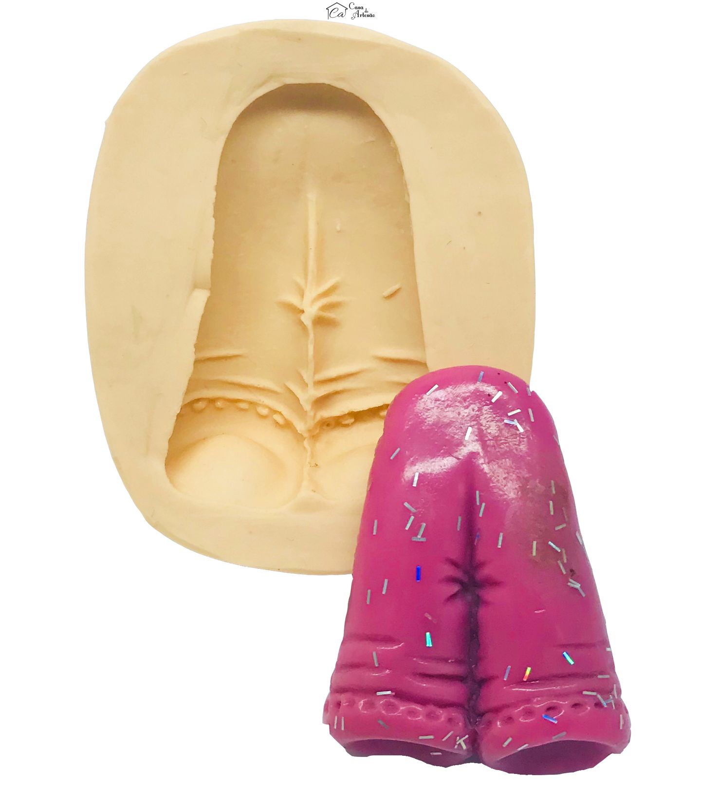 Molde de silicone - Calça Feminina