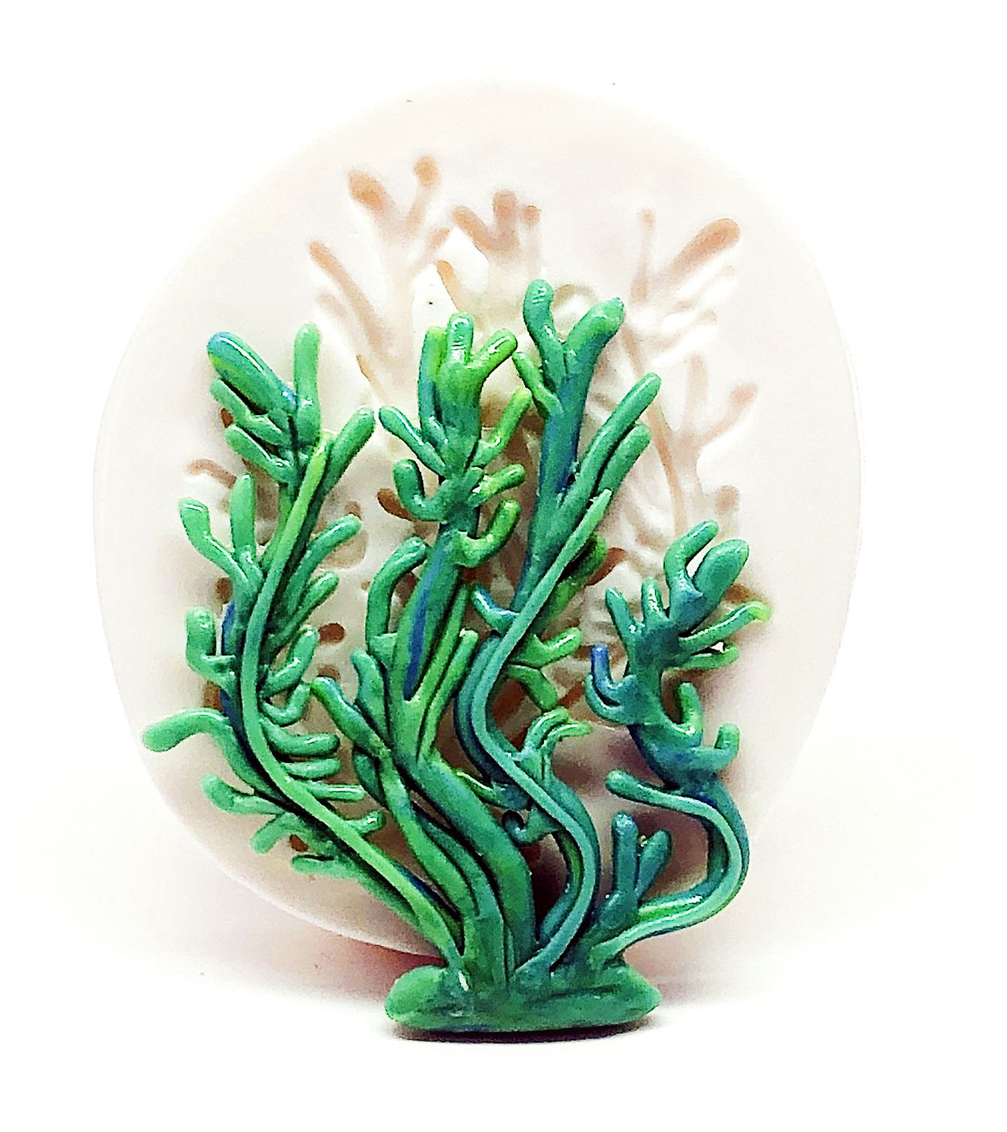 Molde de silicone - Alga Marinha - Grande - P406