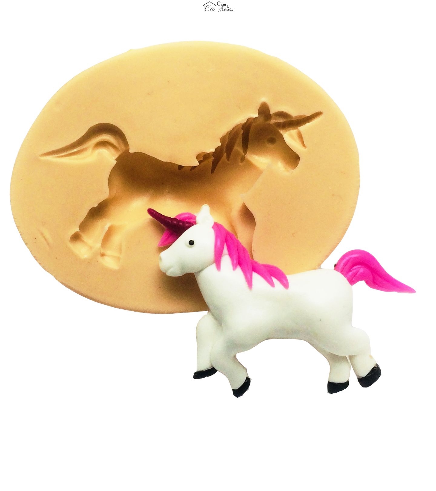 Molde de silicone - Unicornio - Medio - P372