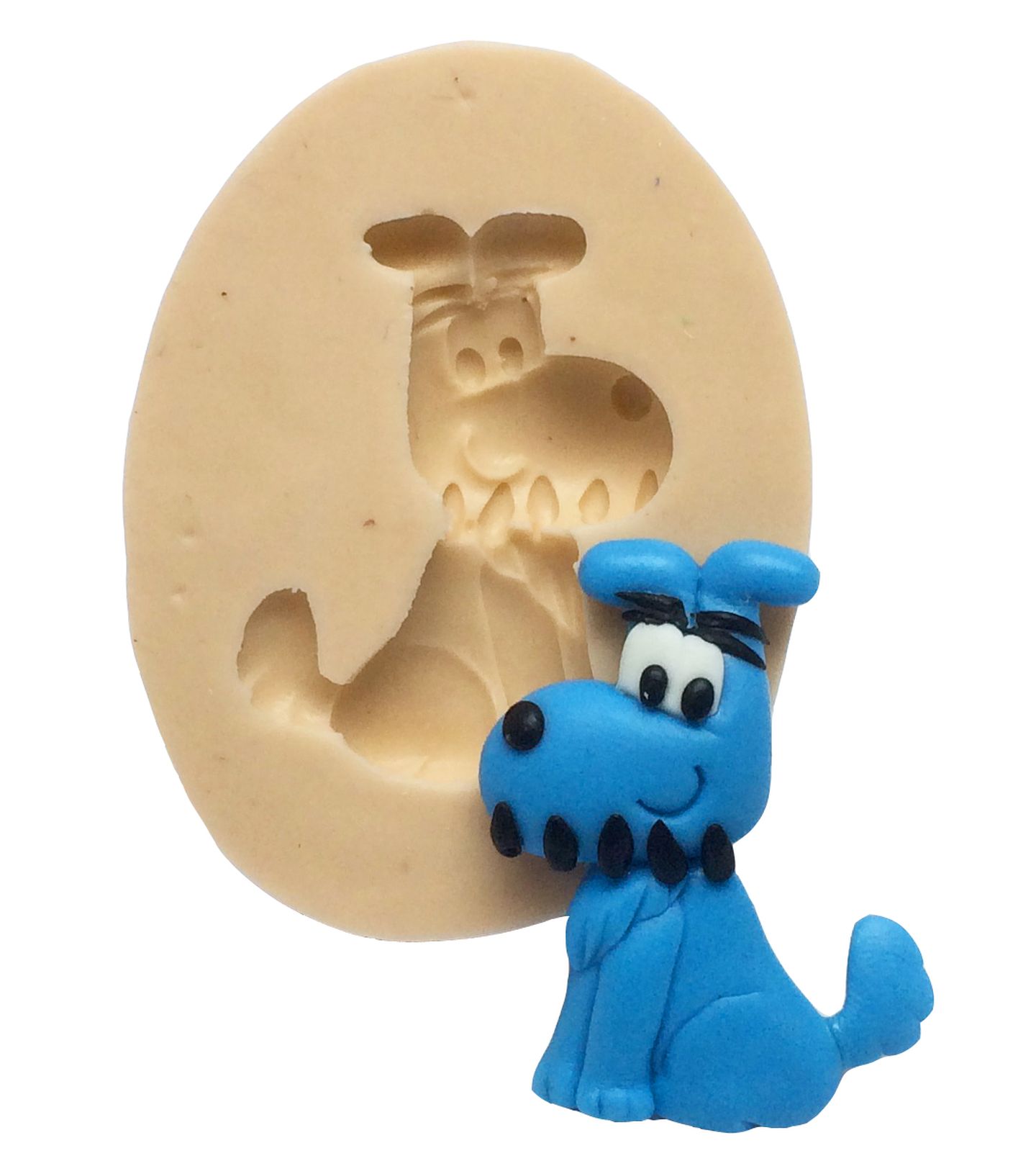 Molde de silicone - Cachorro Azul - Pequeno - P236