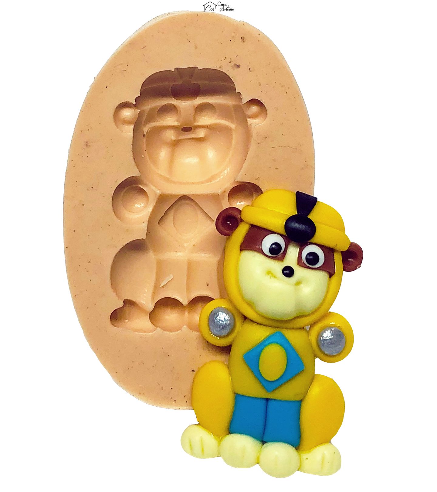 Molde de silicone - Patrulha Canina Aquatica - Rubble - Medio - P680