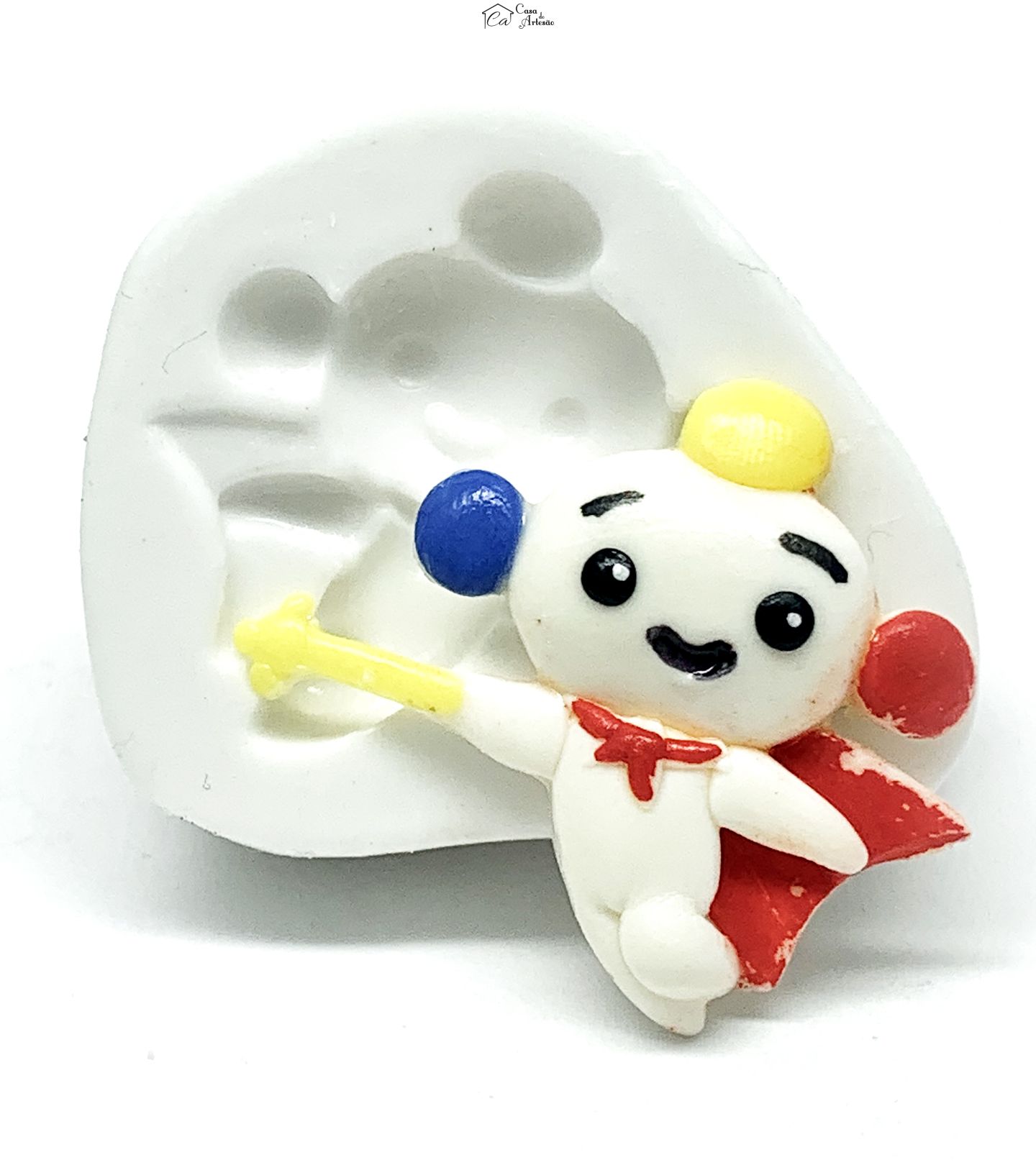 Molde de silicone - Vera e o Reino do Arco Iris - Rei Arco Iris - Medio - P1197