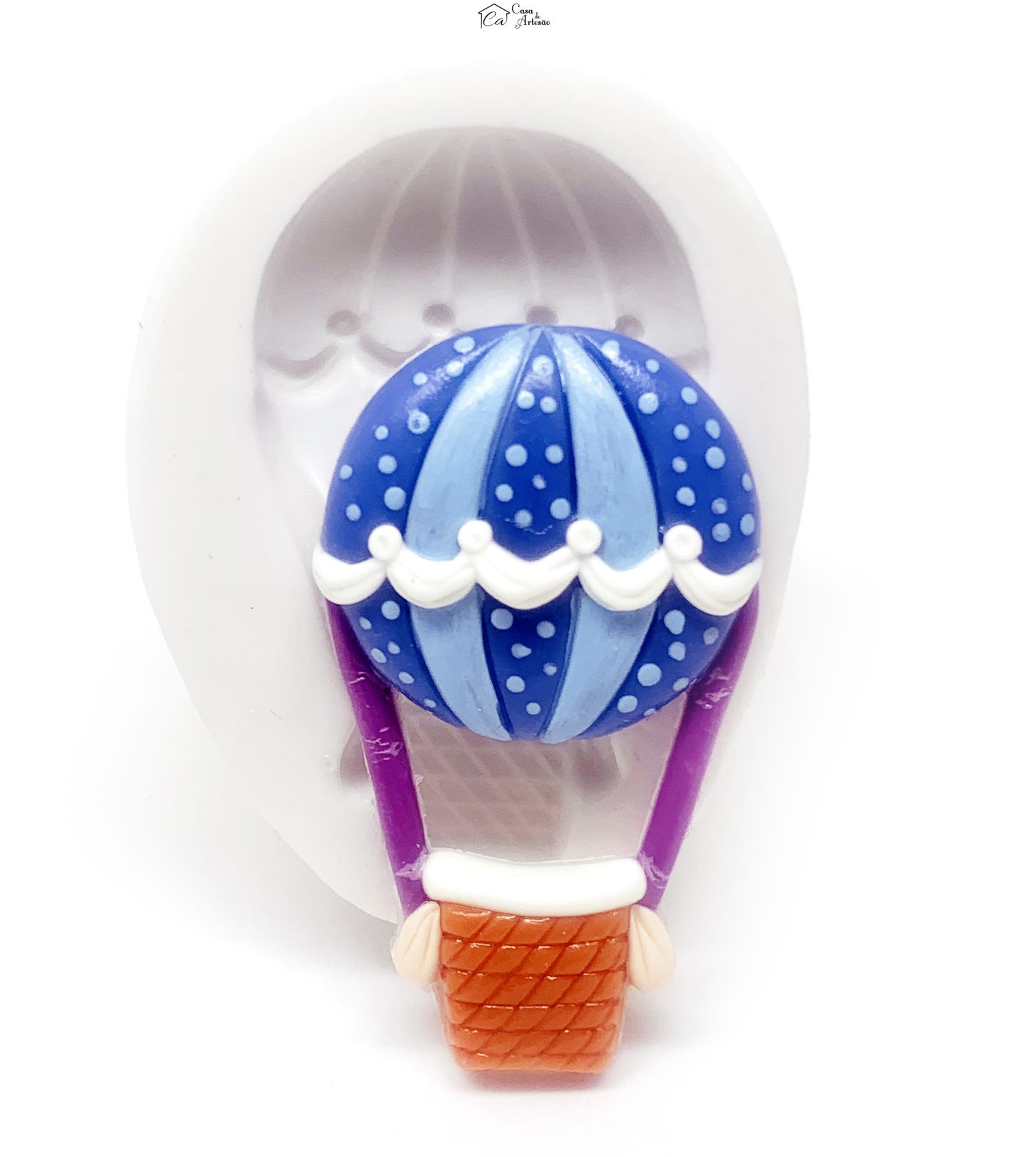 Molde de silicone - Urso Baloeiro - Balão - Medio - P1206