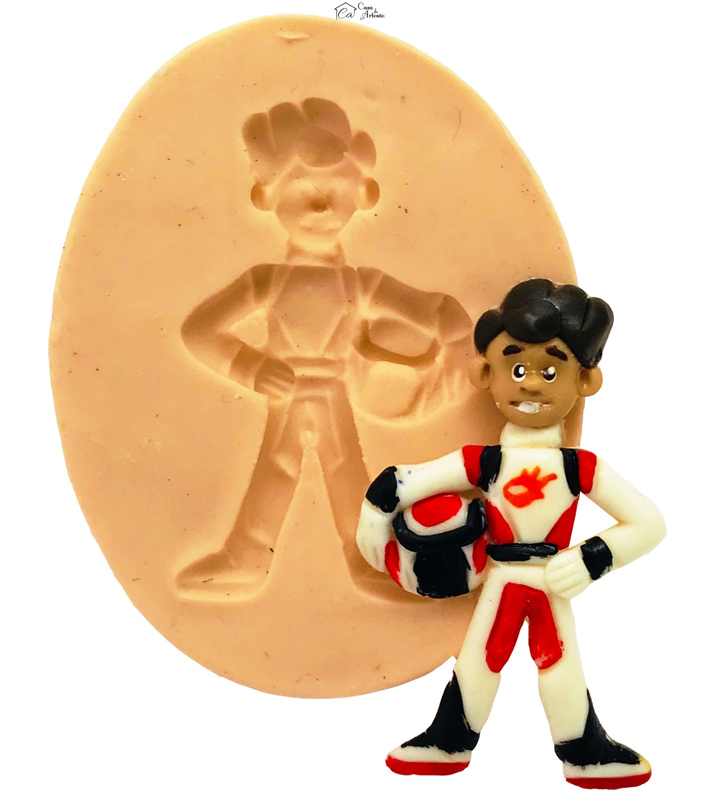 Molde de silicone - Blaze and the Monster Machines - AJ - Pequeno  - P447