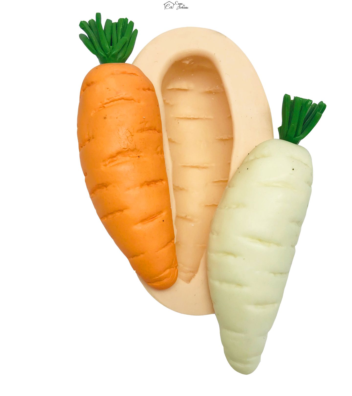 Molde de silicone - Cenoura / Nabo