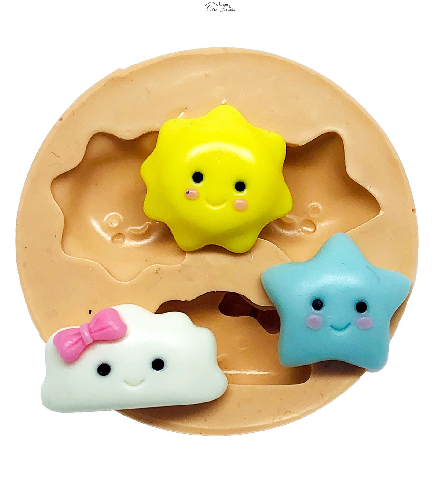 Molde de silicone - Céu Fofinho - Medio - P834