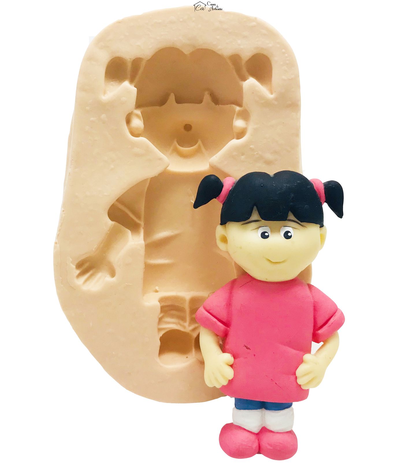 Molde de silicone - Monstros S/A - Boo - P69