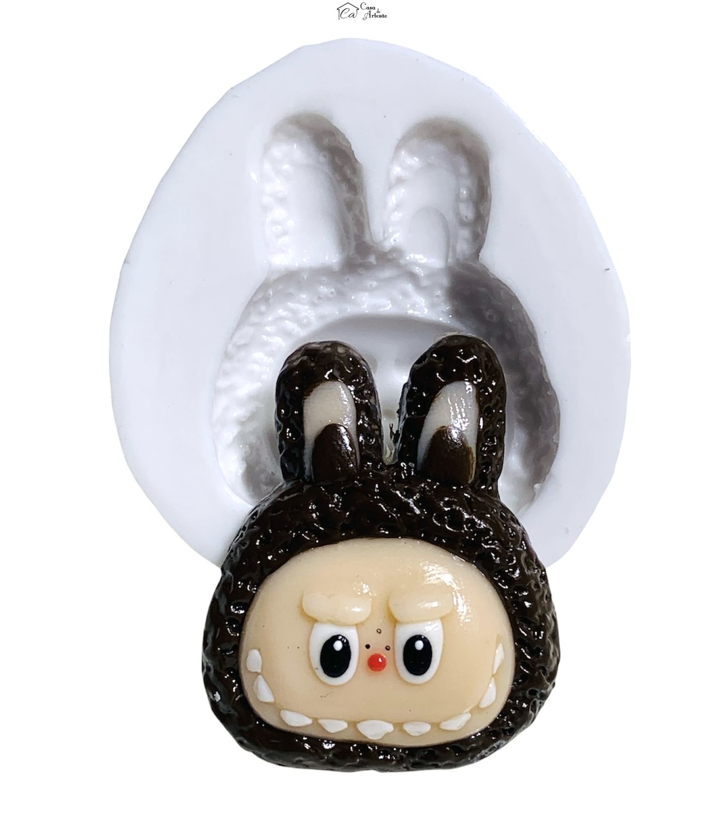 Molde de silicone - Rosto Labubu - P1259