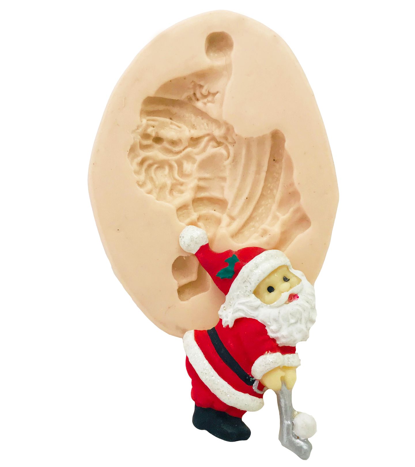 Papai Noel Jogando Golf