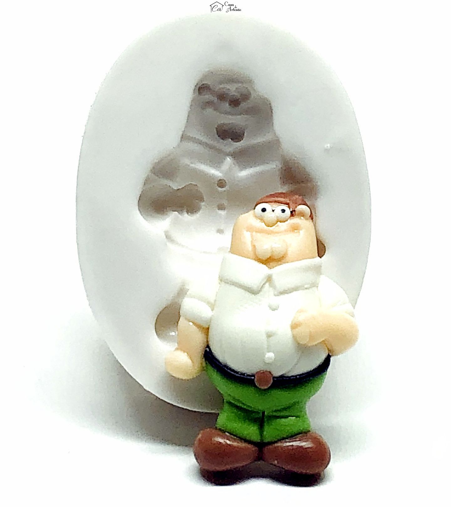 Molde de silicone - Uma Familia da Pesada - Peter - Pequeno - P964