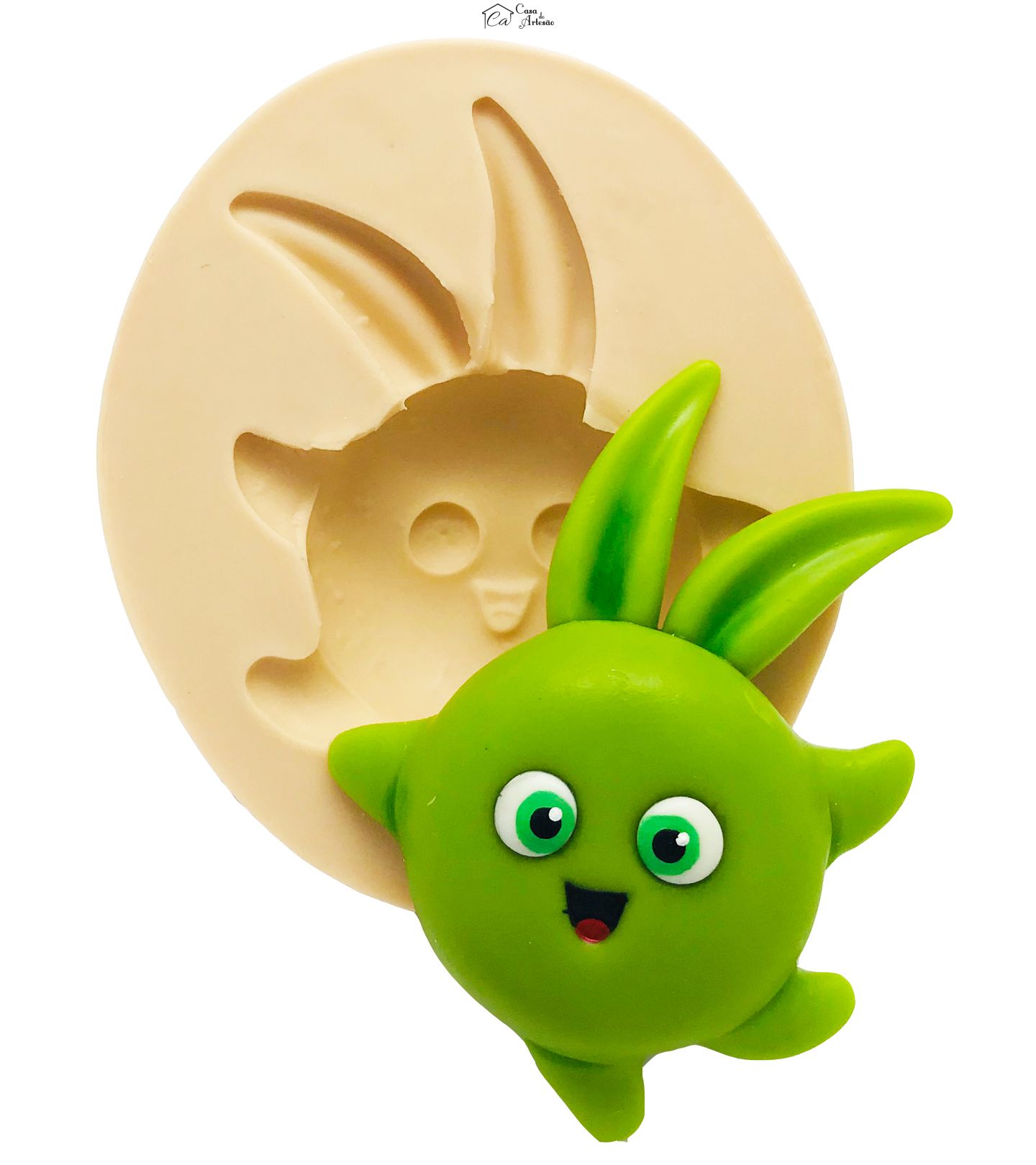 Molde de silicone - Sunny Bunnies - Rosto Hopper - Grande - P454