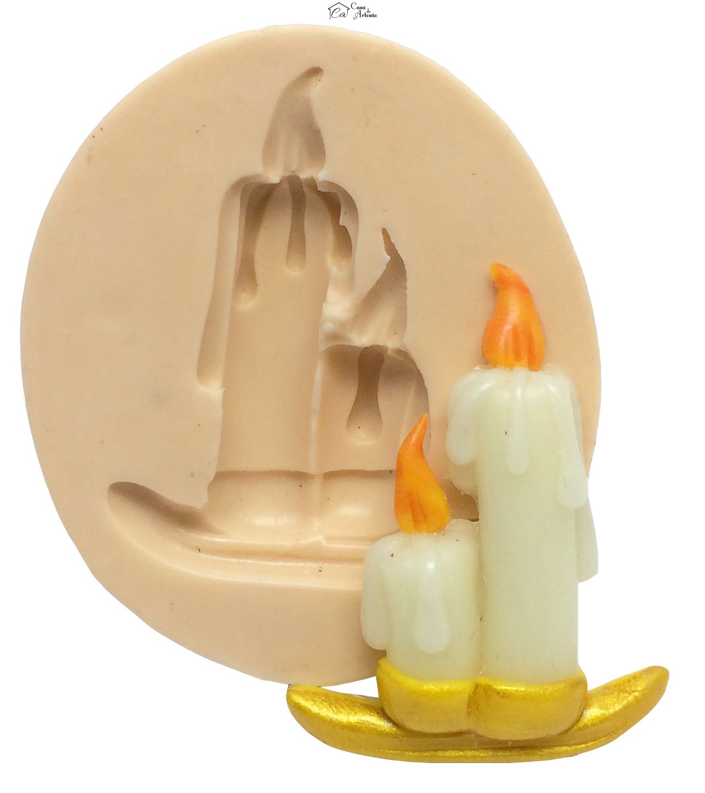 Molde de silicone - Pirata - Castiçal - P180