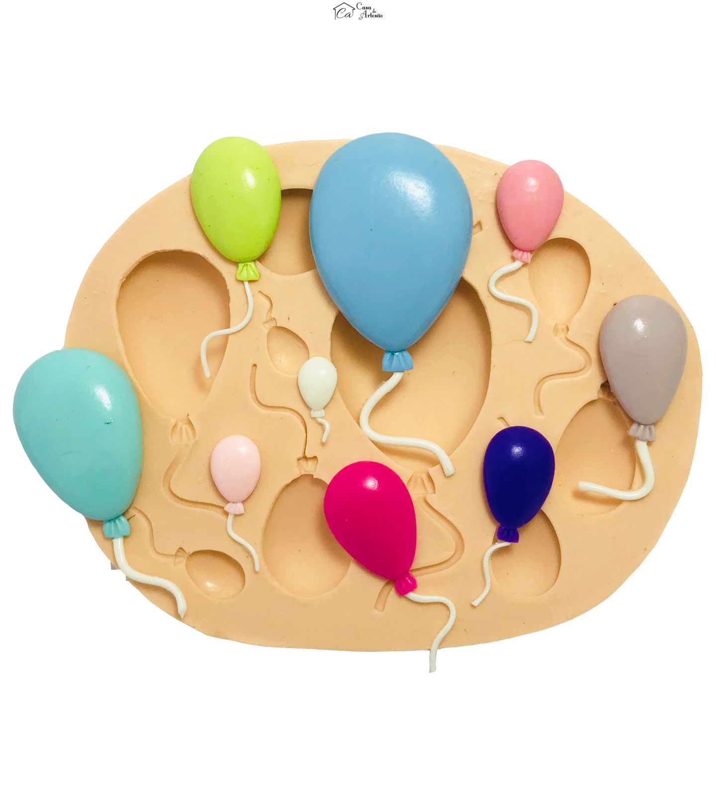 Molde de silicone - Bexigas - P435