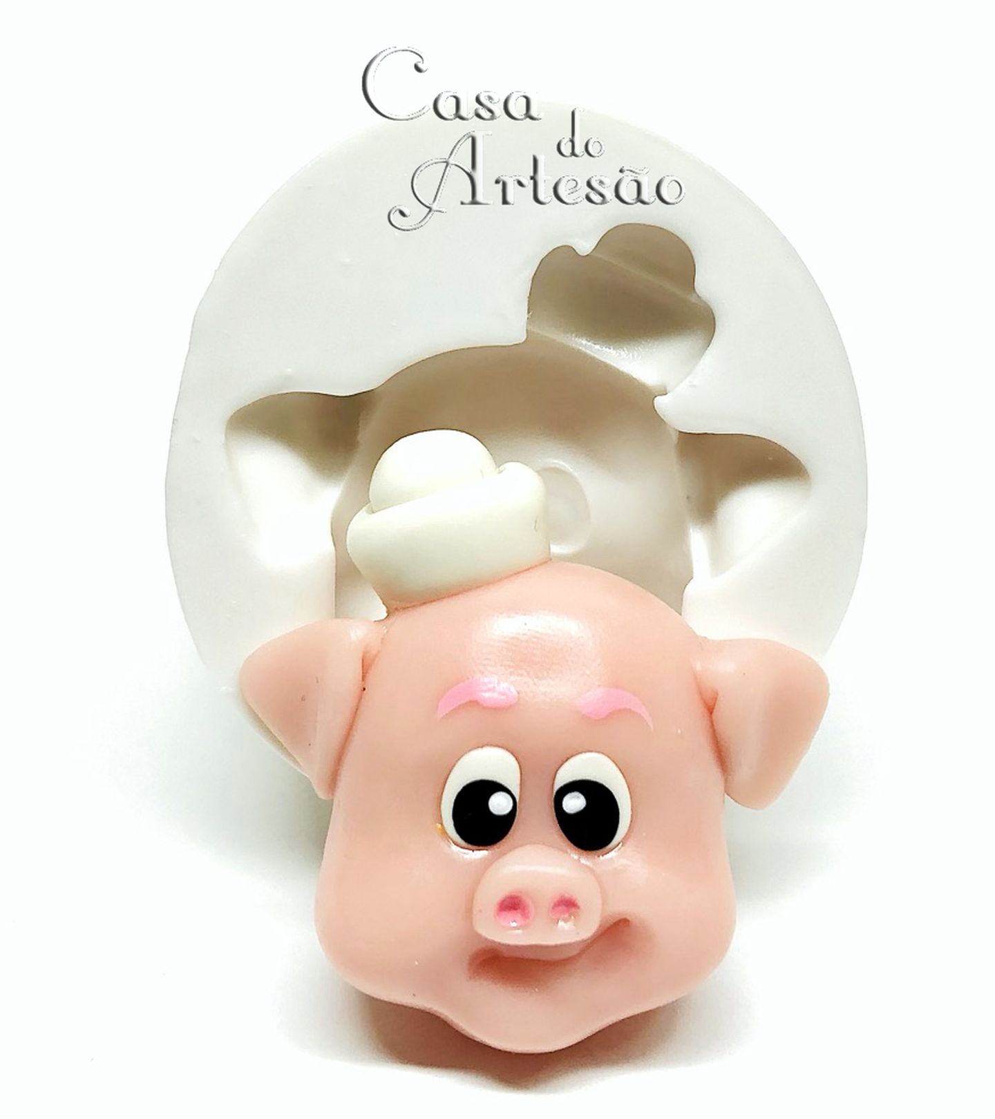 Os Tres Porquinhos - Rosto Cicero - Grande - P942