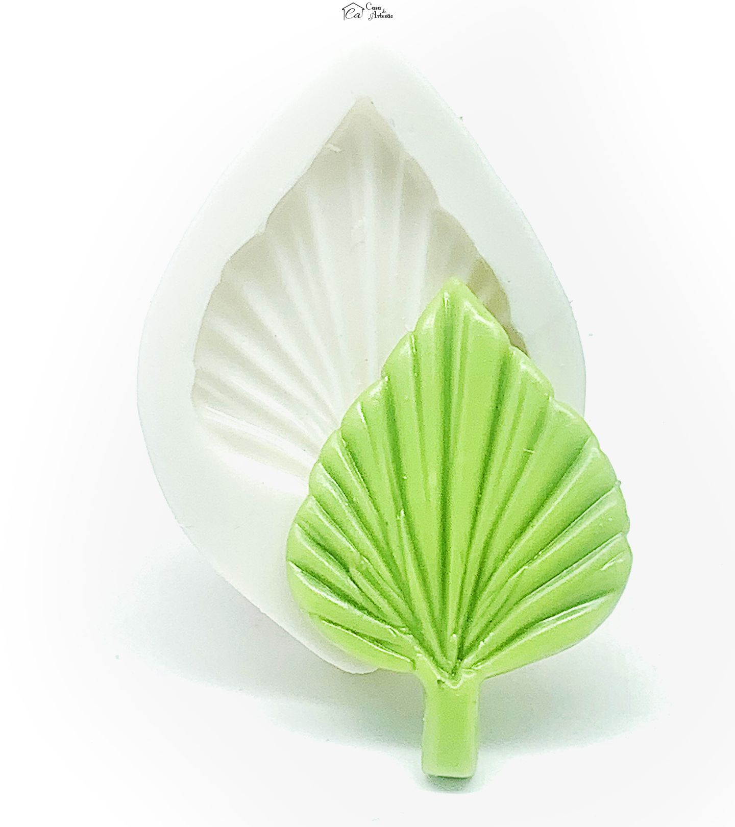 Molde de silicone - Arvore - Folha Palmeira - Pequena - P1140