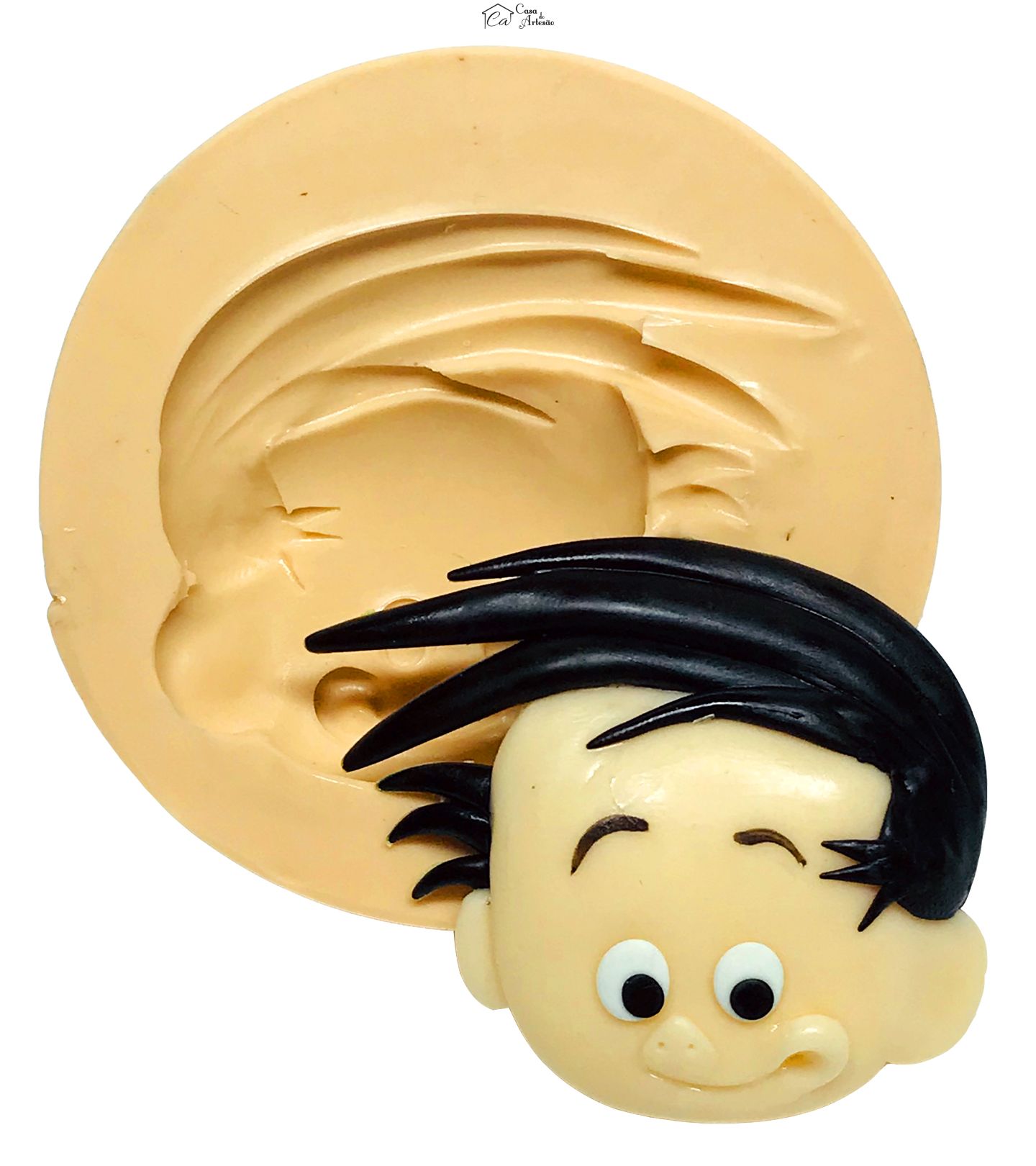 Molde de silicone - O Fantástico Mundo de Bobby - Rosto Bobby- Grande - P605