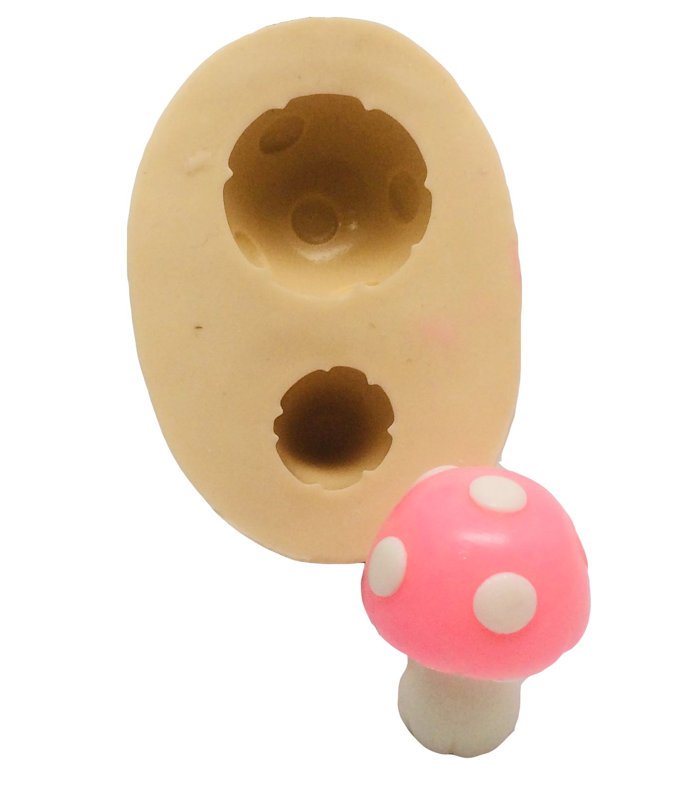 Molde de silicone - Jardim Encantado - Cogumelo Pequeno - P387