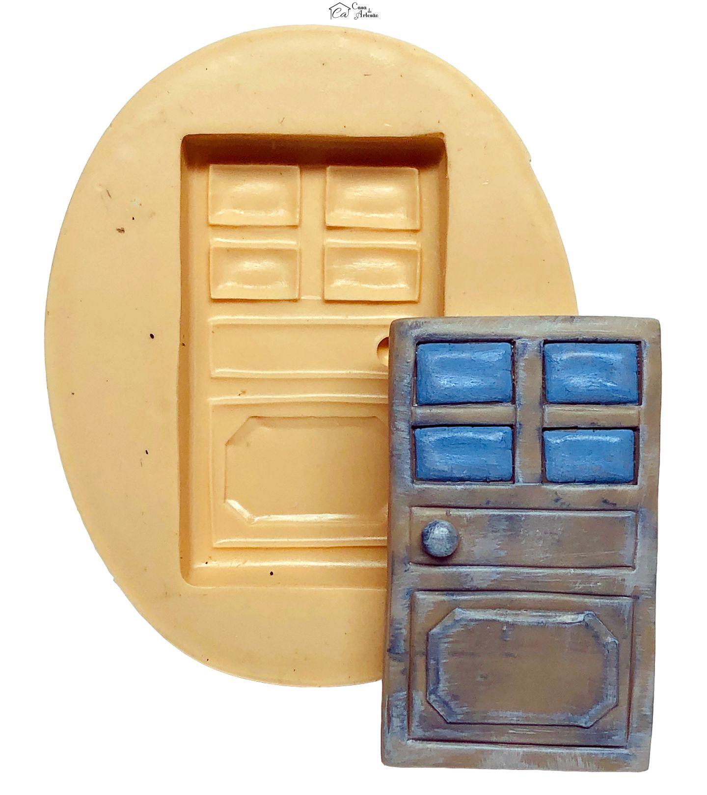 Molde de silicone - Porta - Mod. 05 - Grande - P676