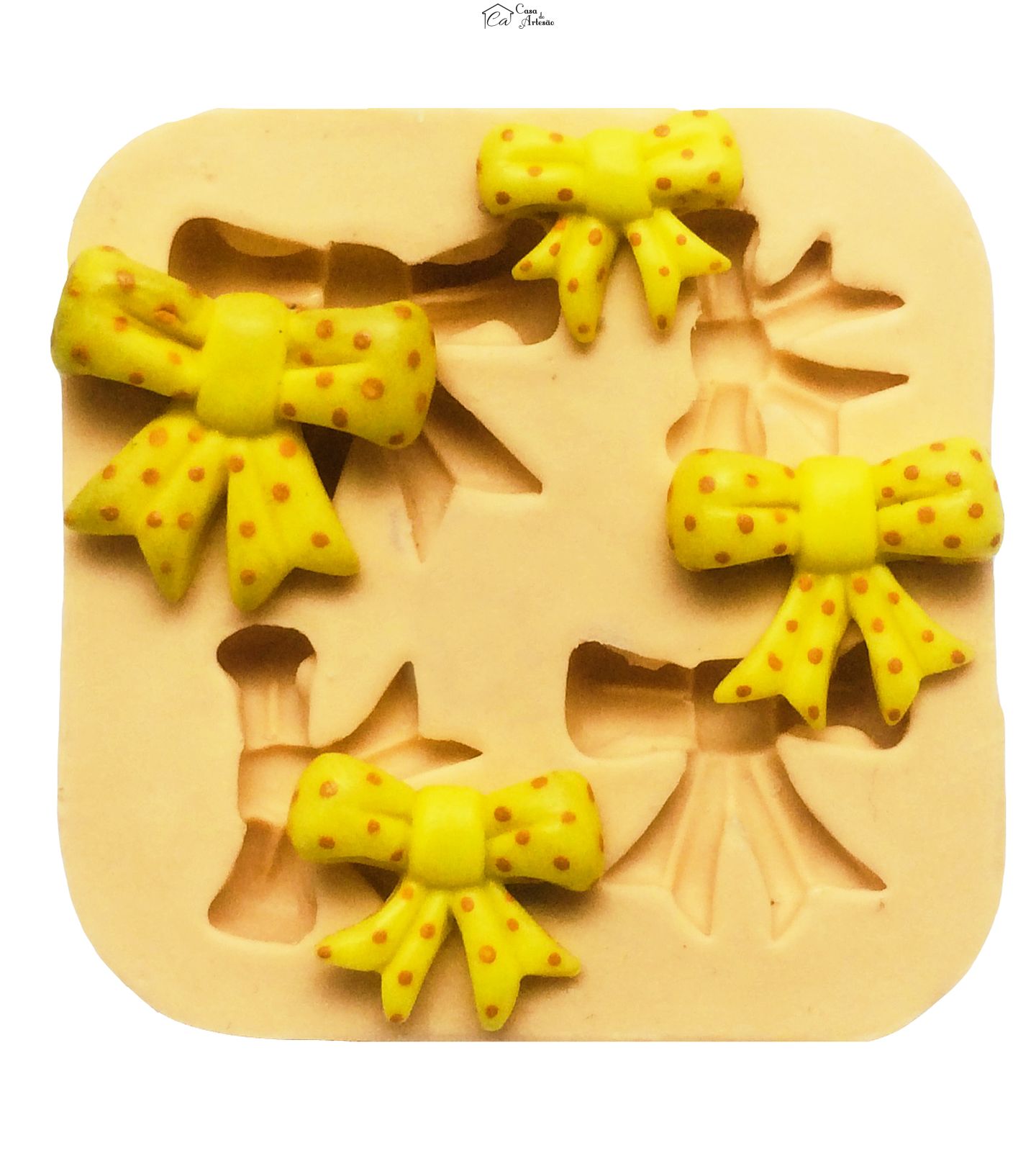 Molde de silicone - Laço - 4 - P86