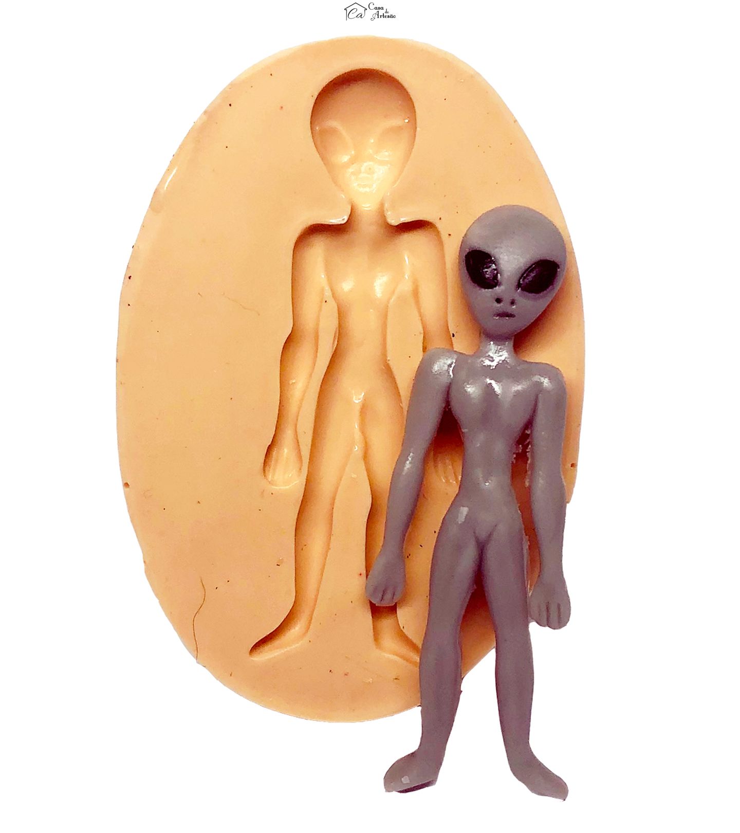 Molde de silicone - Alien - Pequeno - P737